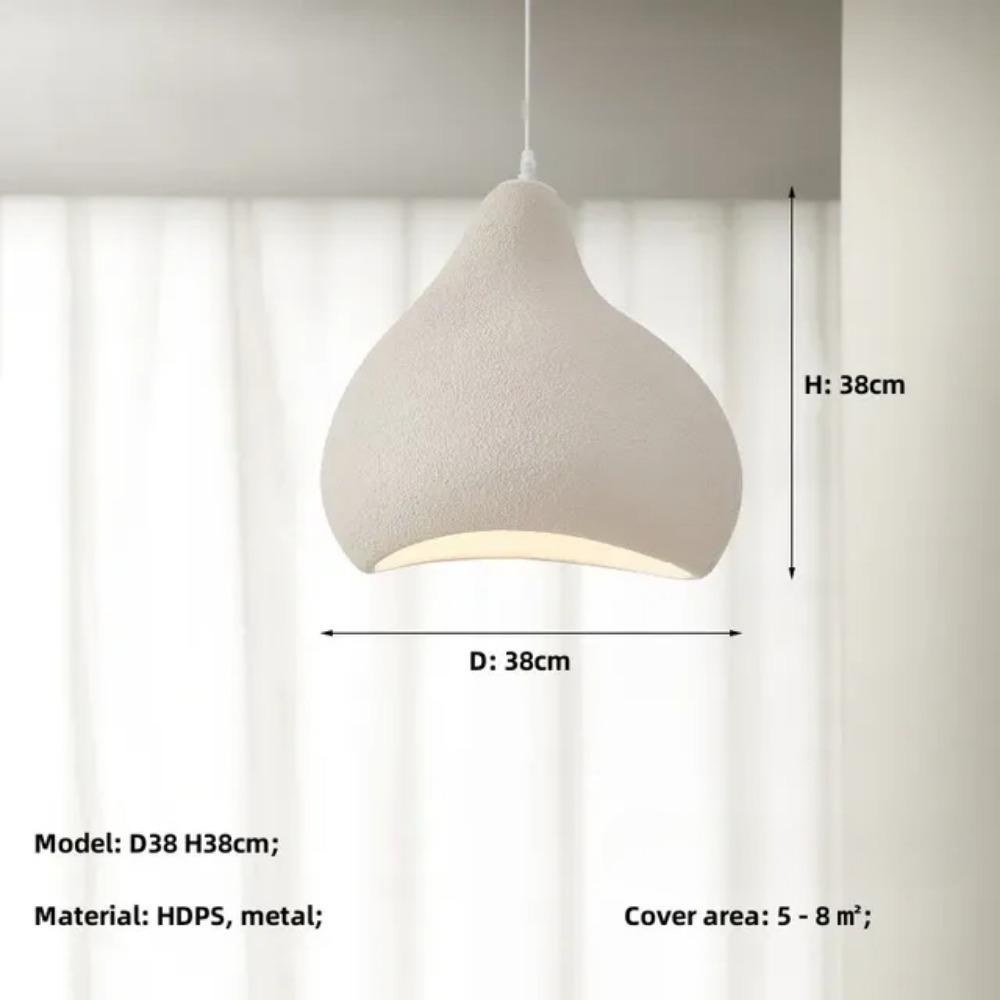 

Минимализм Wabi Sabi E27 светодиодные подвесные светильники люстра для столовой подвесной светильник Nordic Bar Droplight светодиодный подвесной светильник NO BULB