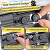 Dual Password Pencil Case Multi-functional Double Sides Stationery Box Large Capacity Black Kitten Pencil Box School Supplies