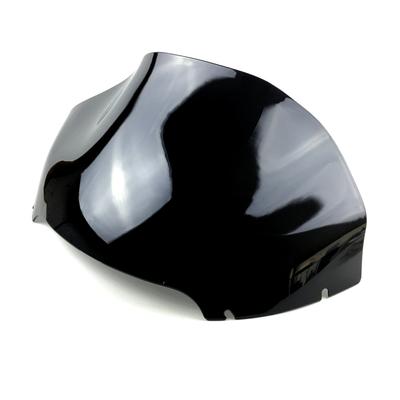 PARABRISAS ONDA NEGRO AHUMADO DE 13" Para HARLEY ROAD GLIDE FLTR FLTRX FLTRU 2015- 2016 2017