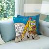Pillow Cover For Bedroom Room And Living Room Sofa Decorative Cushion Cover S-Sponge Bob Anime S-S-Squarepants