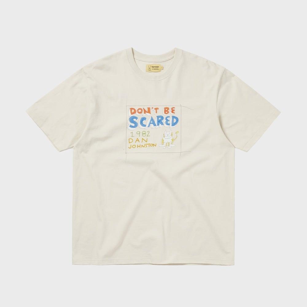 ThIs Is Never That Tnt Daniel Johnston Scared Tee Natural S