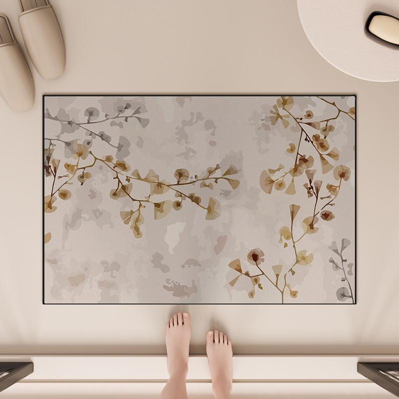 

Коврик для ванной, диатомовая грязь, быстросохнущий коврик, нескользящий туалет, простой в уходе бытовой ковер для ванной 40x60cm15.7x23.6in