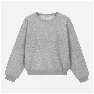 Allover Embroidery Pattern Sweatshirt T262mst136w