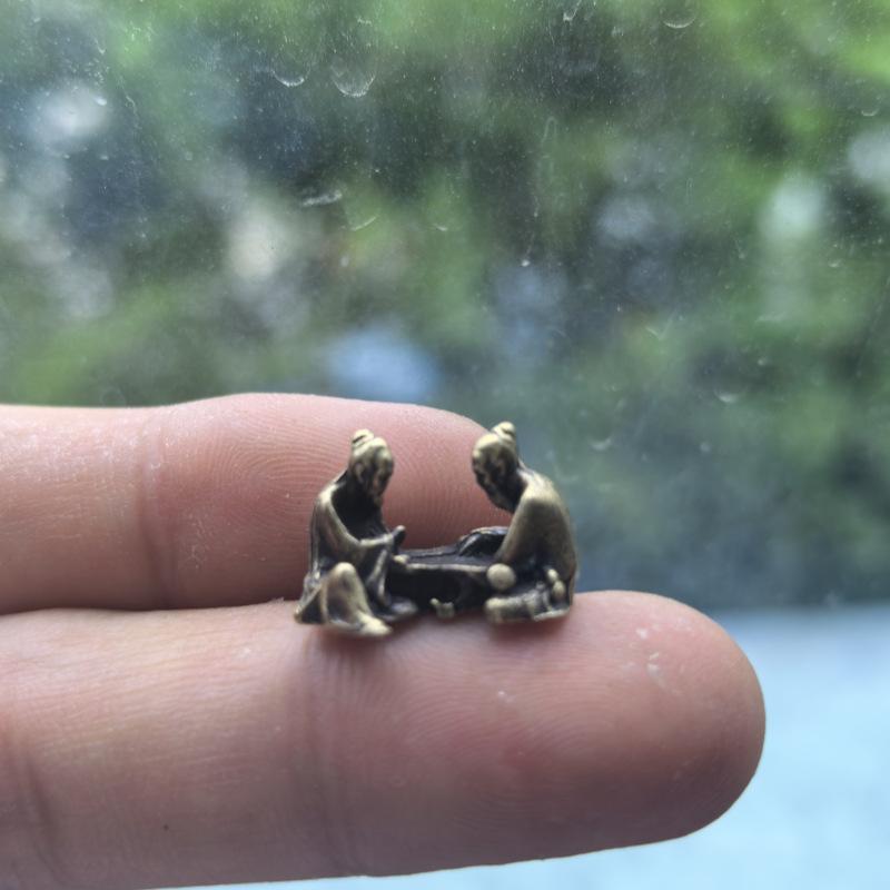 Kupferbeschichtetes Altes Alpines Fließendes Wasser Ritterlich Antik Kleine Verzierung Felsgarten Wasser- und Landbecken Mikrolandschaft Bonsai