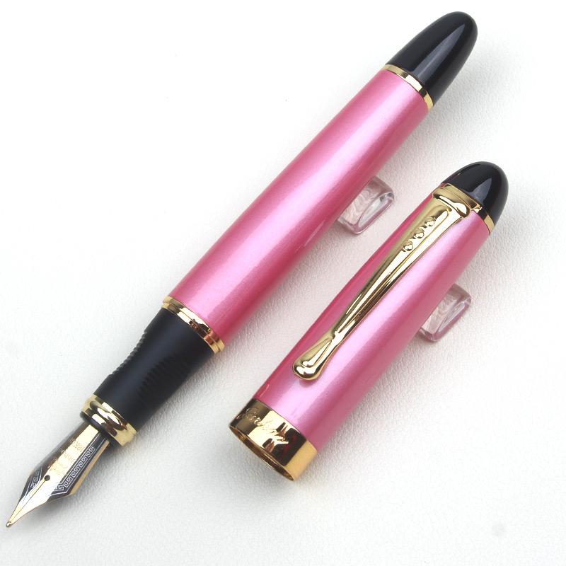 JINHAO X450 High Quality Multicolor White 18KGP Nib Fountain Pen Twist Carven Stationery School&Office Writing