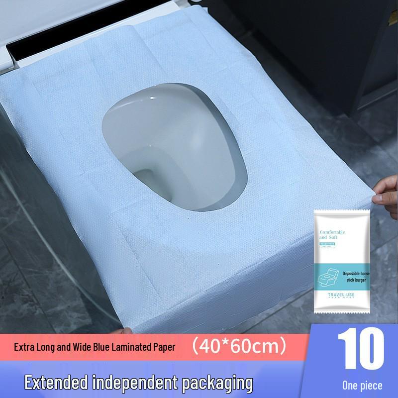 Waterproof Disposable Toilet Seat Cover Slip-on for Travel & Hotel Use