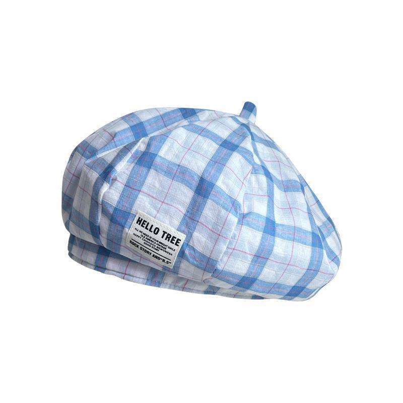 Summer Trendy Unisex Beret Hat With Cute Embroidered Patterns And Fit Comfortable
