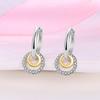 Copper Plated Woman Hoop Earring Original Pendientes Luxury Jewelry Gift