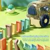 Non-Toxic Electric Domino Train Set Kids Automatic Laying Colorful Domino Train With Lighting Sound Effects Diy Toys Kids Birthday Gift