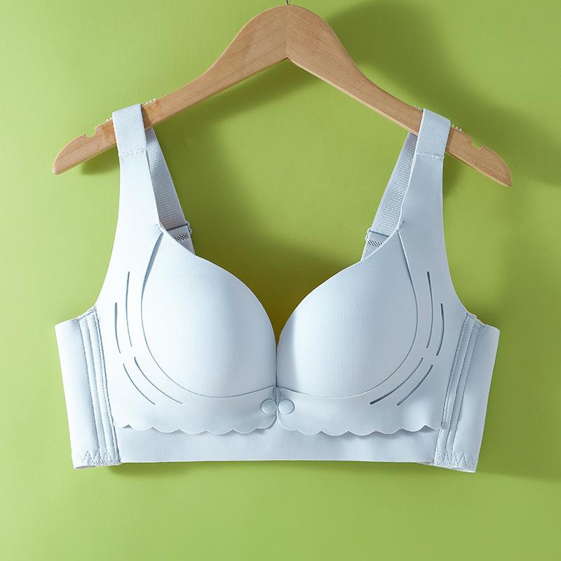 Seamless Maternity Nursing Bra Soft Breathable Front Closure Breastfeeding Bra Pregnancy Postpartum Wireless Comfortable Support Underwear