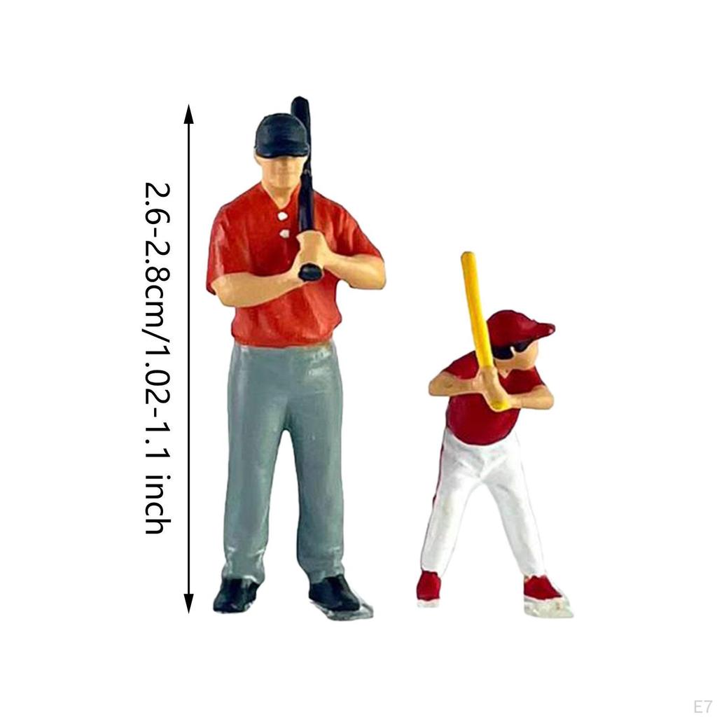 1/64 miniatur Menschen Figuren Diorama Figuren Harz Sammlung Handwerk Hand Gemalt für