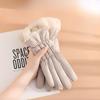 Autumn and Winter Gloves for Women In Warm Korean Touch Screen Driving Outdoor Cycling Electric Bike Windproof Cold Plus Lint Cotton Gloves