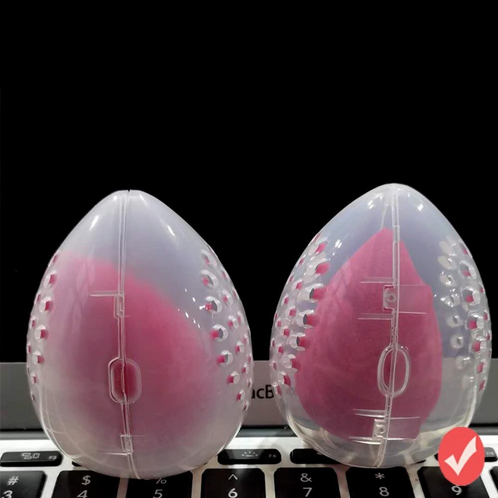 1 Stück Kosmetik Schwammhalter Make-up Schwamm Box Kunststoff Tragbar Wasserdicht Aufbewahrung Schwamm Beauty Ei Damen Kosmetik Zubehör