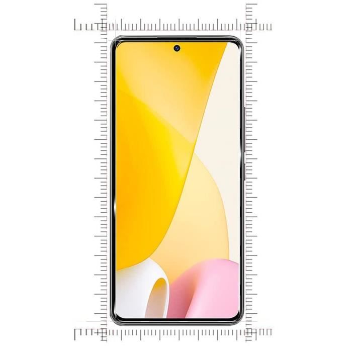 Screen Protector Glass Film - Phonillico - Xiaomi 12 Lite - Pack of 2 - Tempered Glass - Scratch-resistant