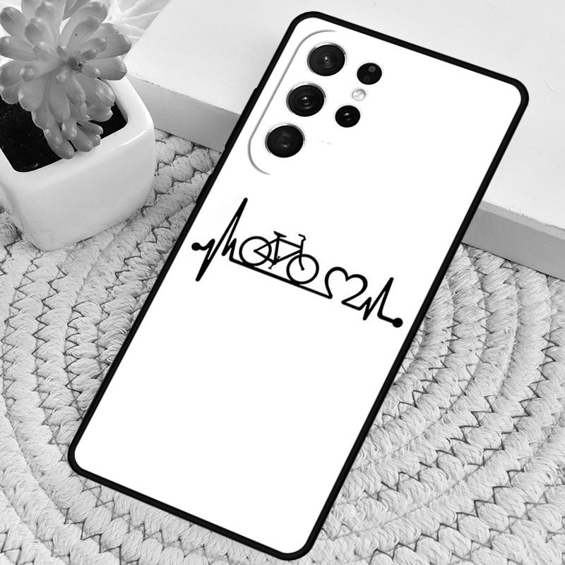 

Beat heart BIKE CYCLING Sport Phone Case for Samsung Galaxy note 10 pro S26 Ultra S23 S24 FE S25 S21 S22 PLUS shockproof Cove Galaxy S21 FE 5G