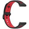 22mm Dual Color Silicone Strap for Coros Pace 4 Quick Release Watch Band with Snap Button