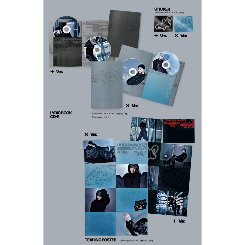 HOSHI X WOOZI (SEVENTEEN) - 1st Single Album 'BEAM' [2-Version SET]