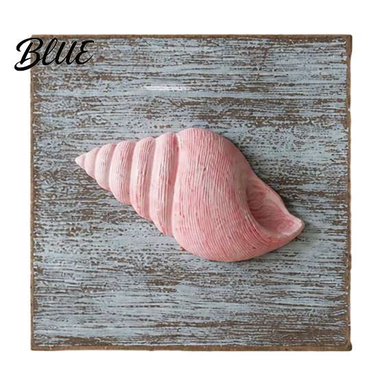 Mediterraner Stil Dekor 3D Muschel/Seestern/Schale Holz Wandkunst Antik Küsten Dekoration Wohnzimmer Akzente Meeresinspiriert für Schlafzimmer