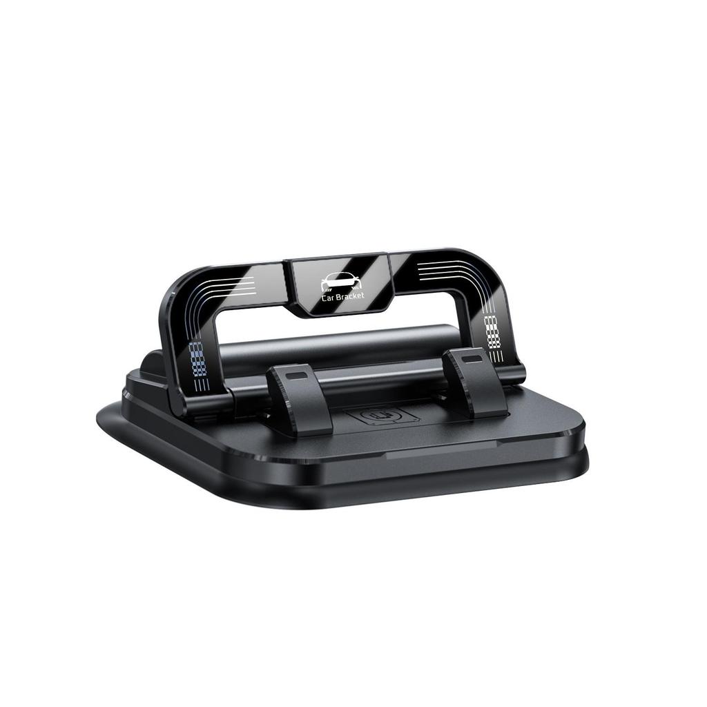 Multi-functional Car Phone Holder & License Plate - Anti-shake, Rotating, Dashboard Console Mount