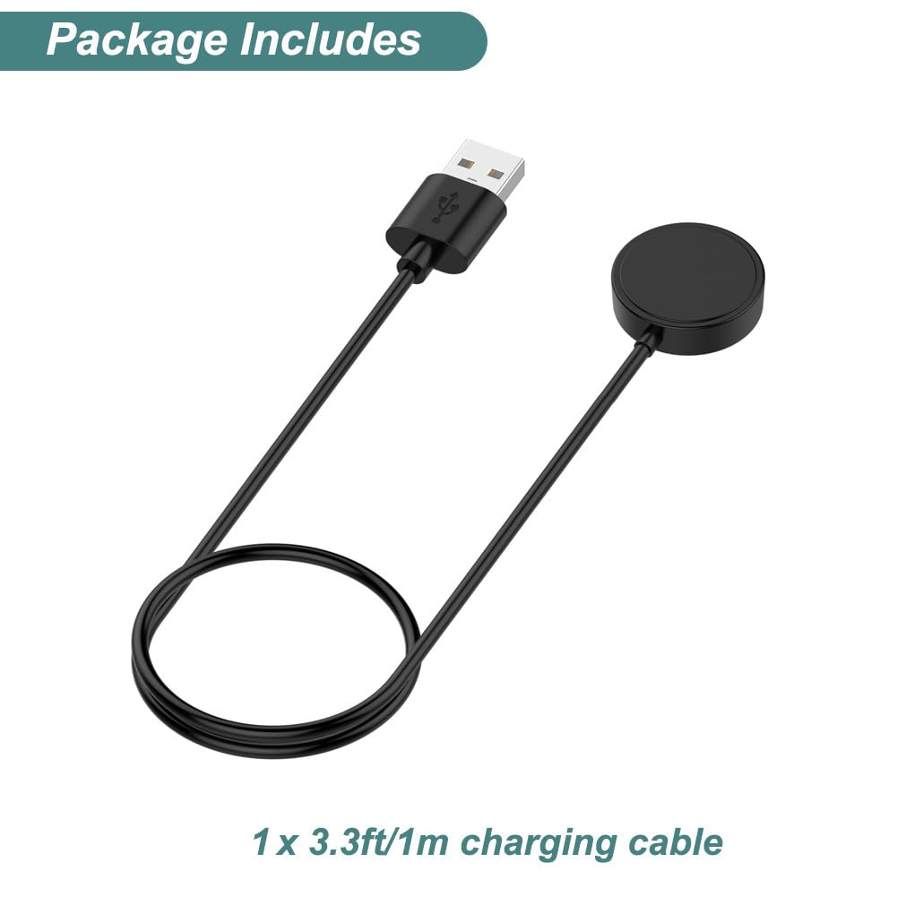 Charger Cable Compatible with Gabb Watch 3 Kids Smart Watch (Black)