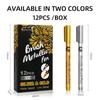 High-Gloss Gold and Silver Metal Paint Pen - Waterproof, Fade-Resistant DIY Signature & Invitation Marker