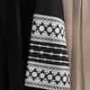 Abaya Brodée pour Femmes Musulmanes Robe Dubaï Cardigans Longs Décontractés Amples Kaftans Islamiques Robe Ouverte sur le Devant Longueur Maxi