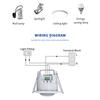 Motion Sensor Light Switch, 220-240V PIR Ceiling Sensor Switch, Adjustable 360 Degree Field Of View Ceiling Infrared Motion Sensor, Energy Saving