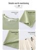 Women's Summer Korean-Style Cotton Cropped Pajamas with Split Sleeves - Cute, Versatile Two-Piece Set for Home or Outdoor Wear.