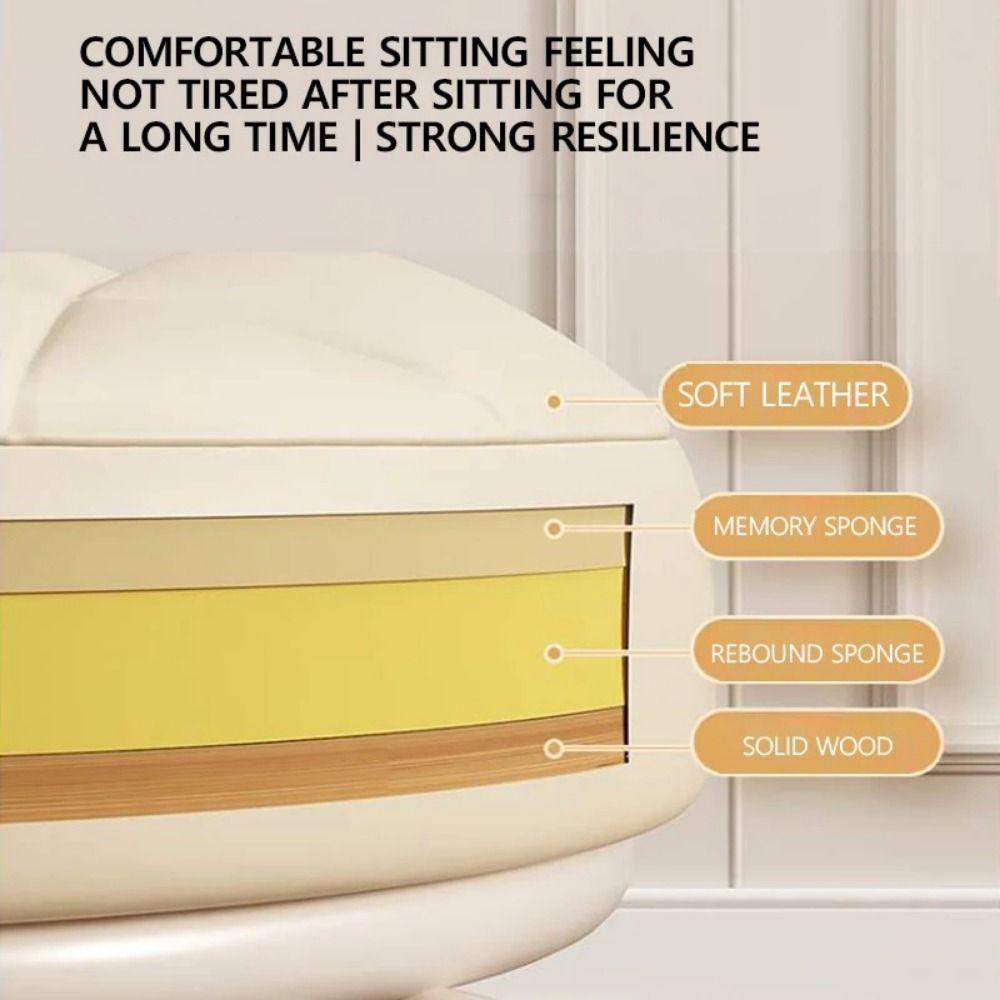 Waterproof Round Stool With Wheels 360 Degree Rotating Low Seat Rolling Pulley Chair  Nail Salon