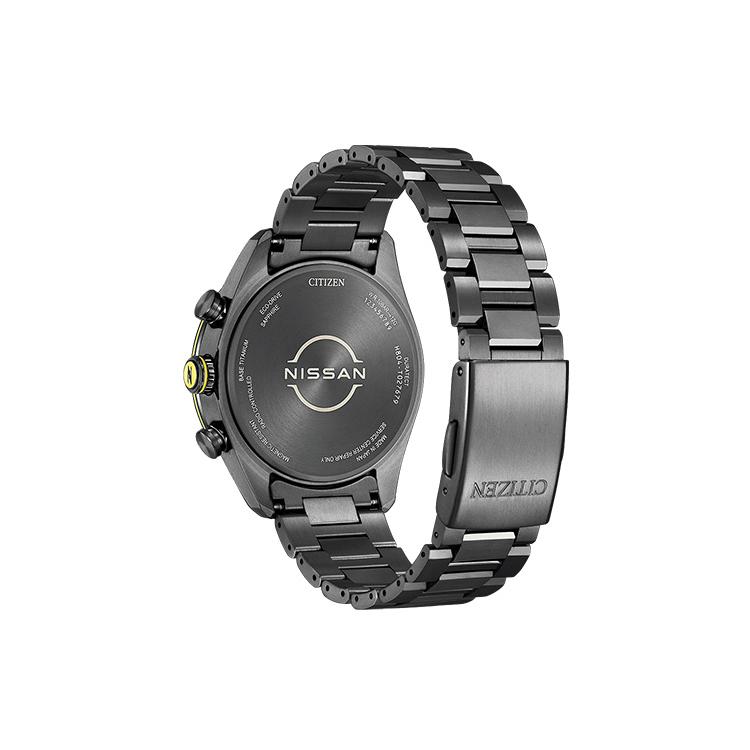 Citizen Anti Magnetic Quartz Movement Titanium Strap Watch Men's Watches Black Dial AT8185 89E AT8185-89E