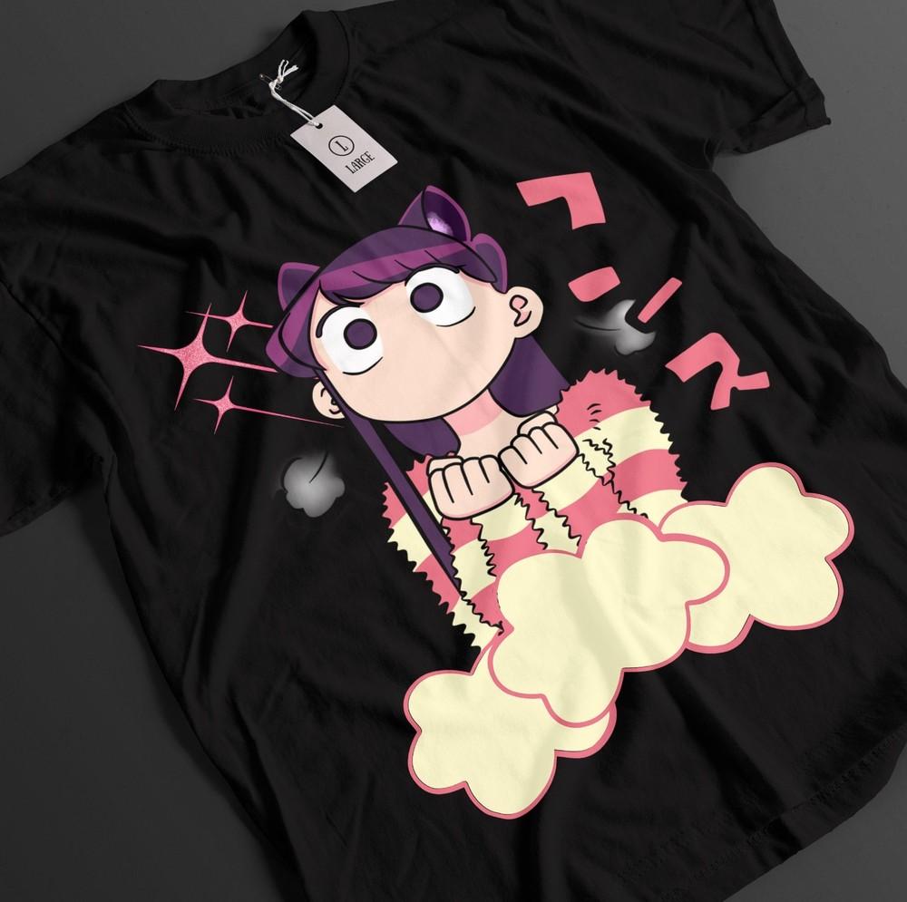 

Komi Can t Communicate Shirt Komi Tshirt Tadano T-Shirt Najimi Waifu Anime Tee L