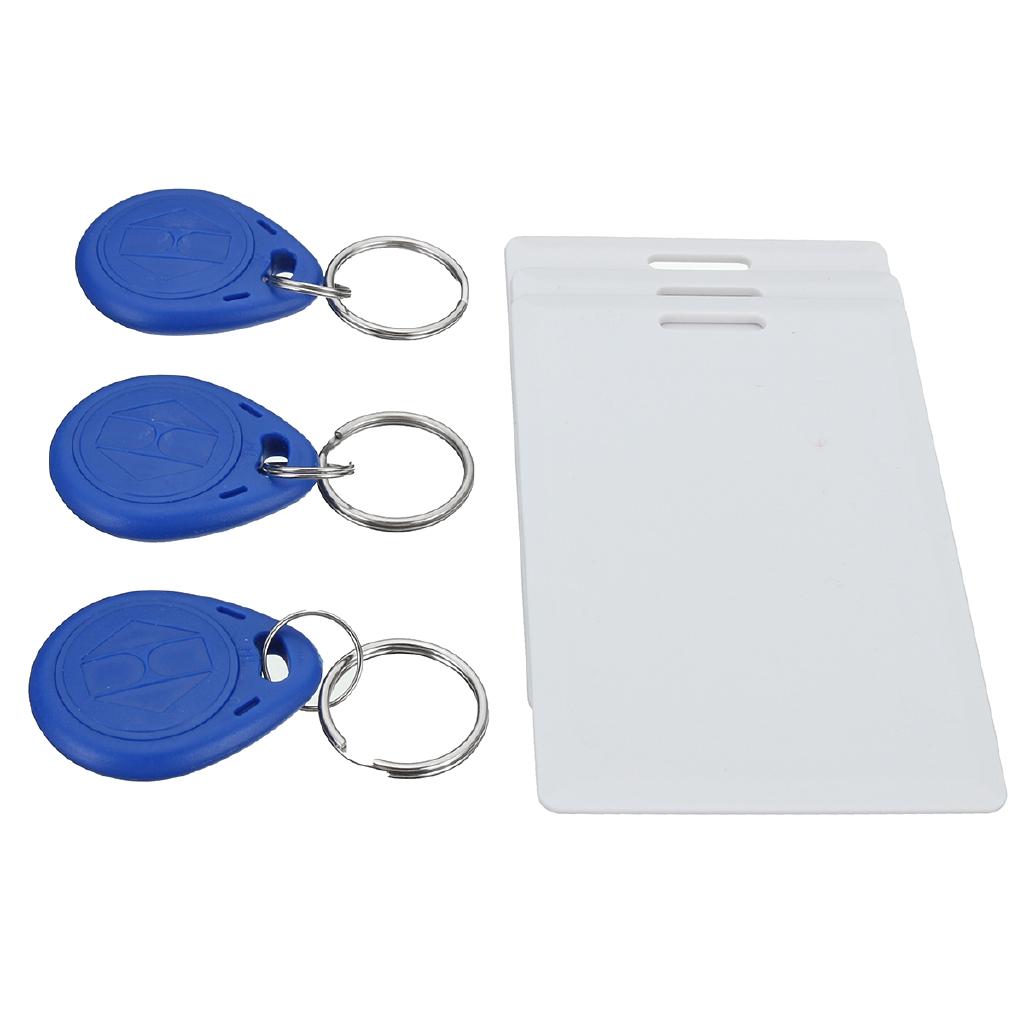 Cititor Scriitor Card IC Cu 6 Keyfob & 6 Card / 10 Frecvență RFID Copiere Criptat NFC Smart ID 150x80x22mm