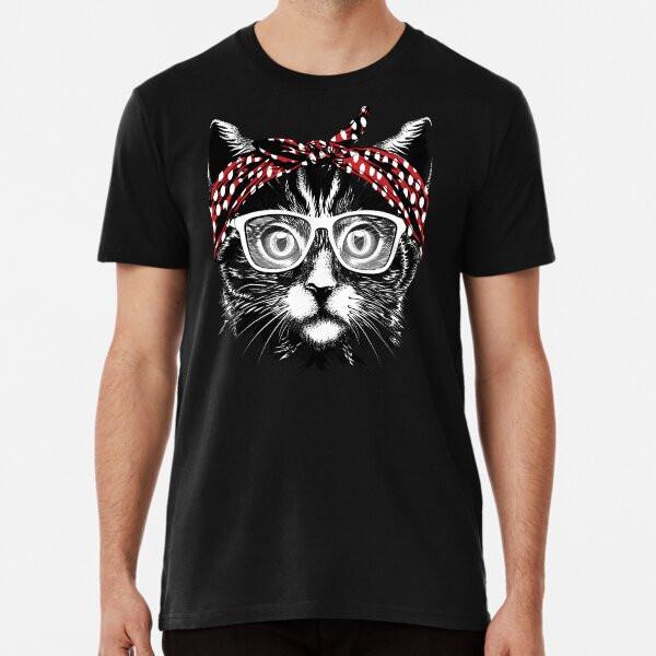 Cat Lady Funny Cats Art T-Shirt S-5XL Best T-Shirt