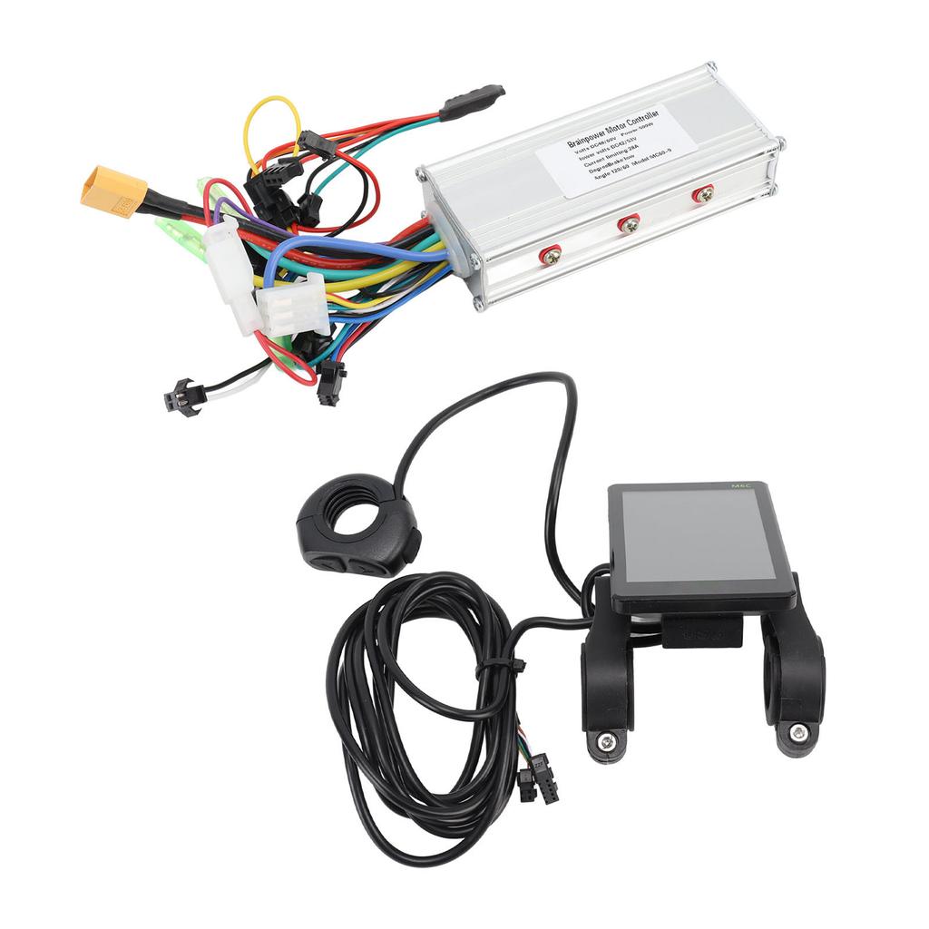 48 60V 500W Electric Scooter Controller LCD Display Motor Brushless Controller for 22.5mm Handlebars