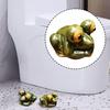 2026 New Ceramic Frog Toilet Bolt Covers Decorative Animal Toilet Bolt Caps For Bathroom Decor Fun Toilet Hardware Easy Install