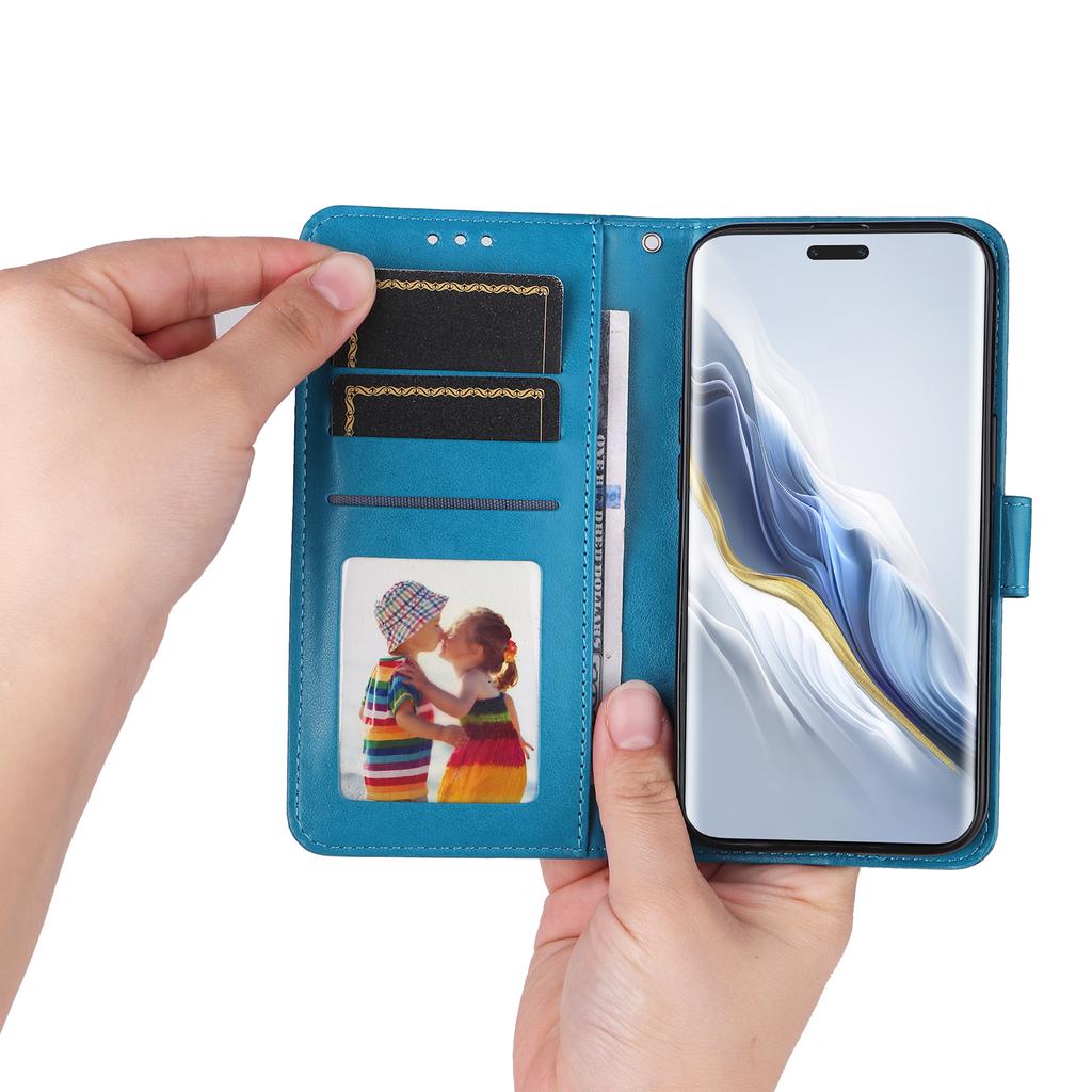 For Honor Magic6 Pro 5G Anti-Scratch Wallet Stand Phone Case Sunflower Leather Stand Mobile Phone Cover