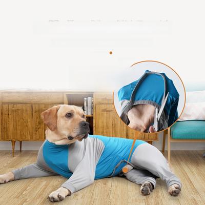 Letní kombinéza pro mazlíčky proti vypadávání srsti: Prodyšný, čtyřnohý domácí obleček pro velké psy
