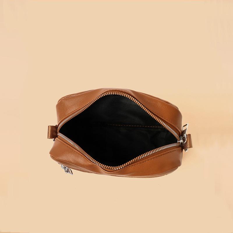 New Women Bag Minimalist Casual Shoulder Bag Fashion Crossbody Bag Trendy Vintage Middle-Aged Mom Bag PU Soft Leather Texture