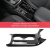 Car Glossy Black Center Console Water Cup Holder Decoration Cover Trim Stickers for Honda HRV HR-V Vezel 2021 2022 LHD