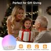 Digital Sunrise Alarm Clock Wake Up Light White Noise Machine Bluetooth Speaker Dimmable Night Light for Sleep Aid Perfect Gift