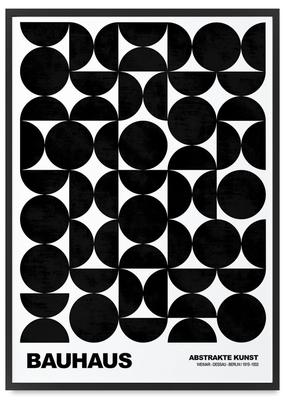 Αφίσα ασπρόμαυρη μπάουχαους