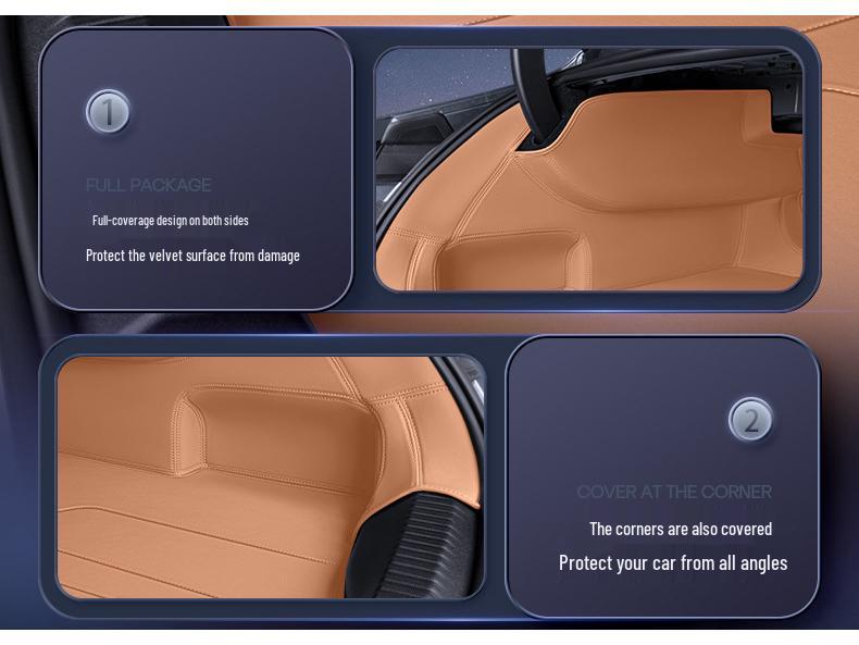 Trunk Mat Full Coverage for 2025 BYD Han L - Interior Modification Accessories for EV/DM.