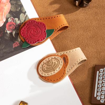 Magnetic Bookmarks Leather Bookmarks Reading Bookmarks Retro Bookmarks Creative Page Marker for Reading