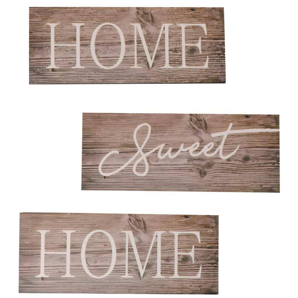 Rustic Style Wooden Wall Ornament Personalized English Letter Hanging Board  Living Room