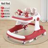 Adjustable Multifunctional Baby Walker for 6-18 Months - Anti-Rollover Design for Boys and Girls