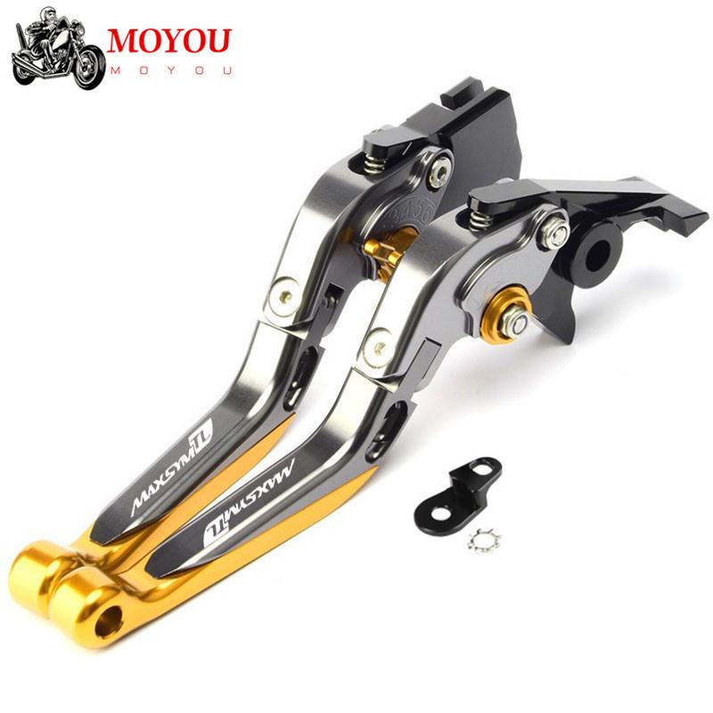 For SYM MAXSYM TL 500 Maxsym TL500 2020-2025 New Motorcycle Folding Extendable Brake Clutch Lever With Parking Function