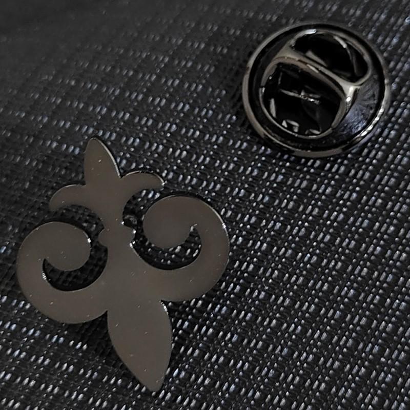 Noble Iris Flower Brooch Cufflinks Unique Artistic Personality Creative Design Sense Men s Important Occasion Accessories 14k