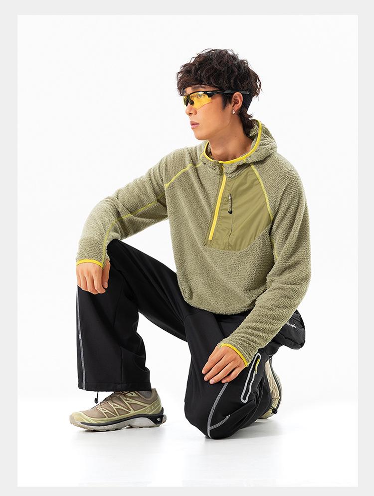 Lightweight Outdoor Autumn Fleece Patchwork Insulation Bag