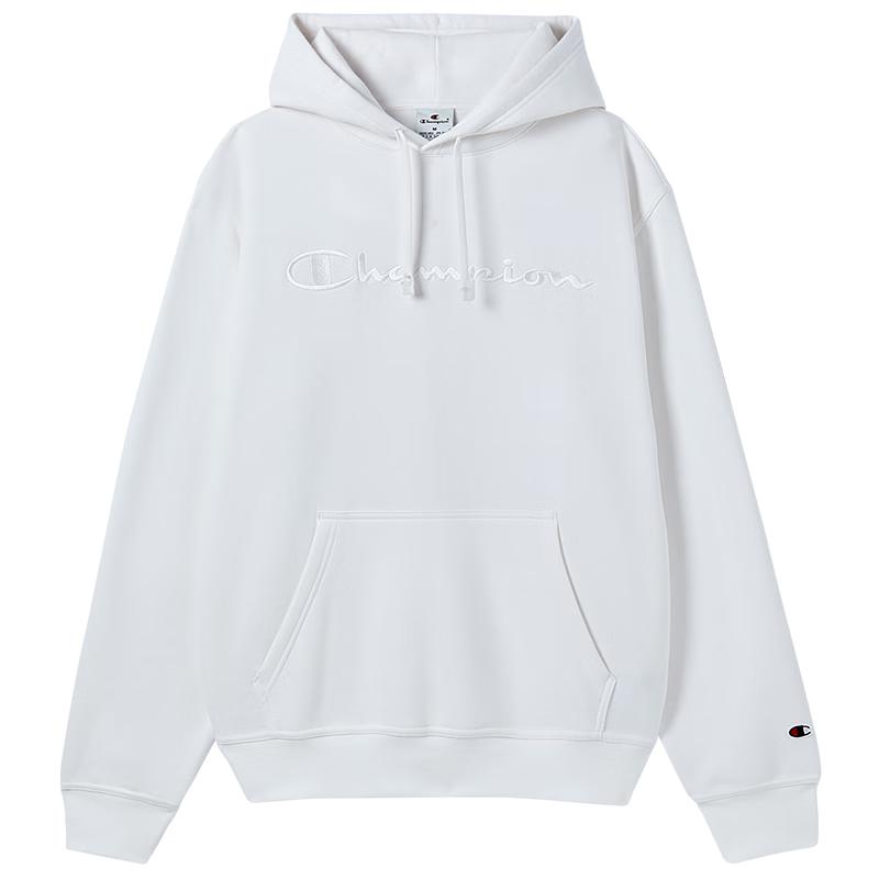 

Champion Men s Embroidered Logo Plush-Lined Hooded Sweatshirt L