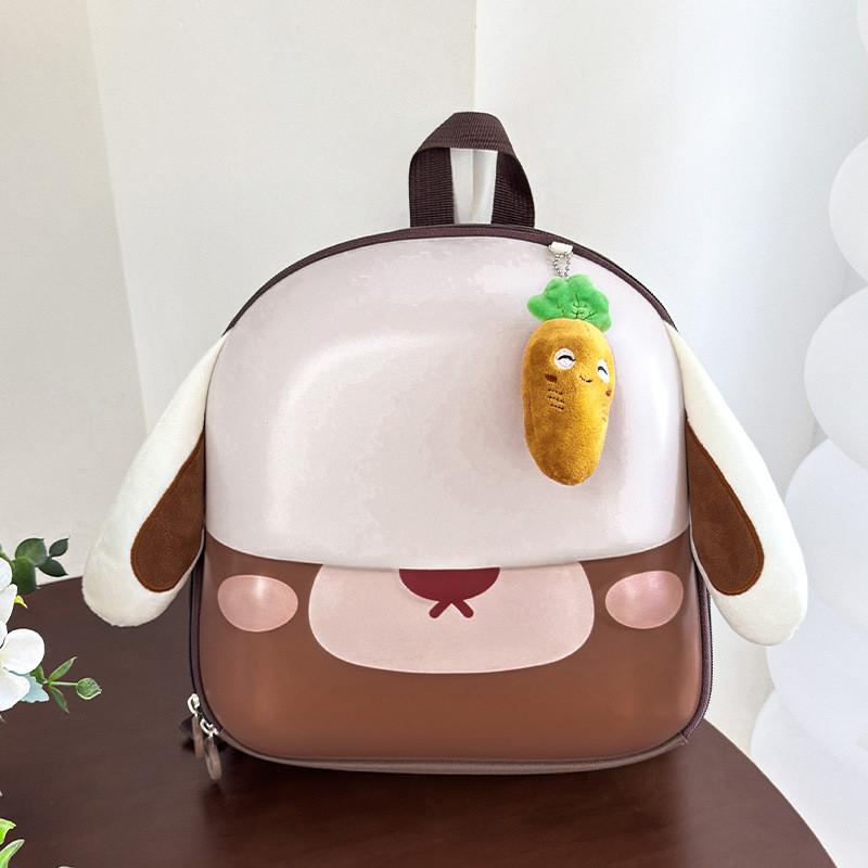 Cartoon Adorable Bunny Kids Backpack Lightweight Oxford Cloth For Boys And Girls